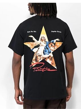 Primitive Men’s Open Arms Cotton T-Shirt in Size Extra Large E14